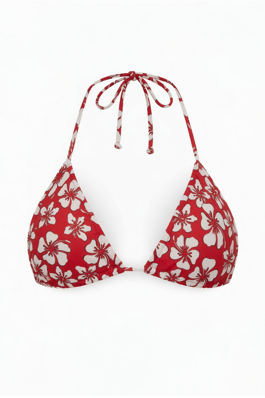 Palm Tie Back Triangle Bikini Top