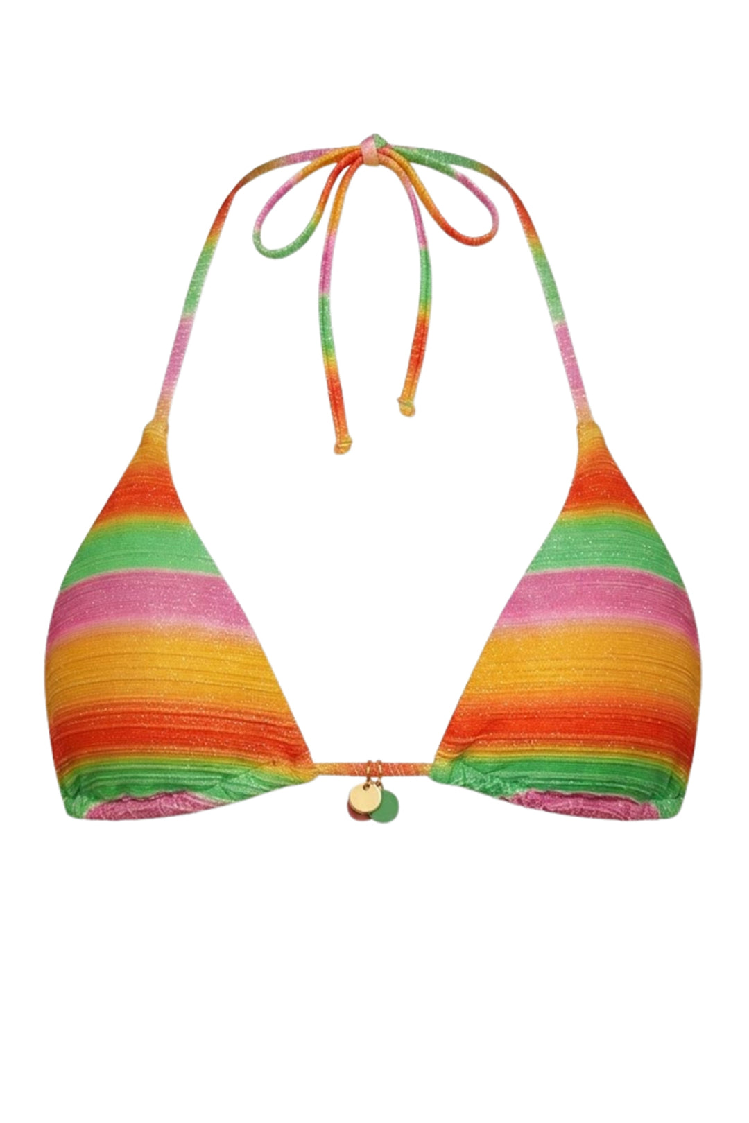 Palm Triangle Bikini Top