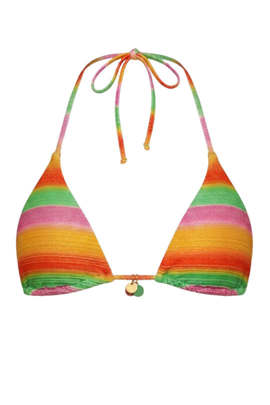 Palm Triangle Bikini Top