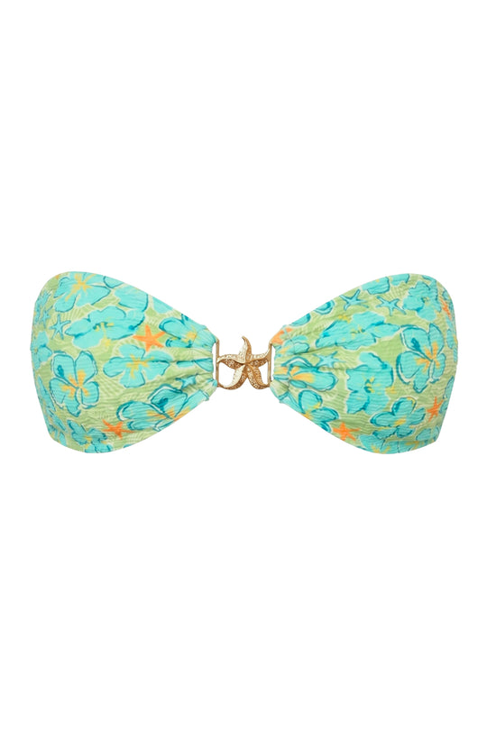 Lotus Bandeau Bikini Top