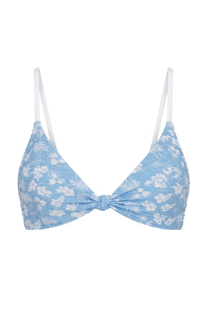 Zen Knotted Triangle Bikini Top