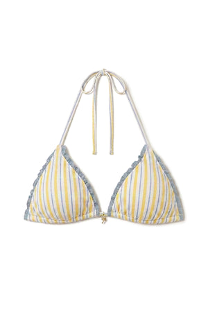 Palm Triangle Bikini Top