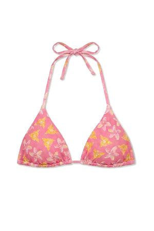 Palm Triangle Bikini Top