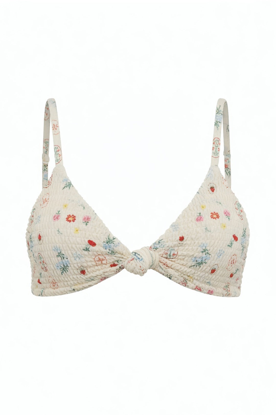 Zen Knotted Triangle Bikini Top