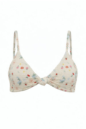Zen Knotted Triangle Bikini Top