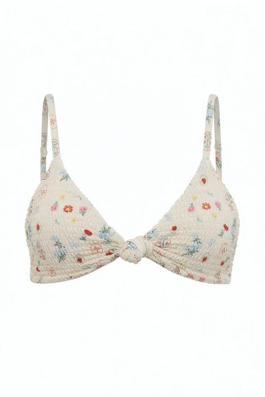 Zen Knotted Triangle Bikini Top