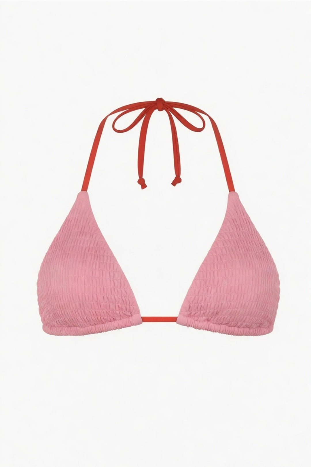 Palm Tie Back Triangle Bikini Top