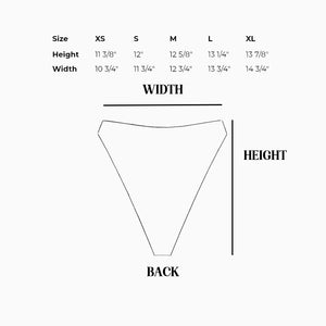 Seashore High Waist Cheeky Bikini Bottom