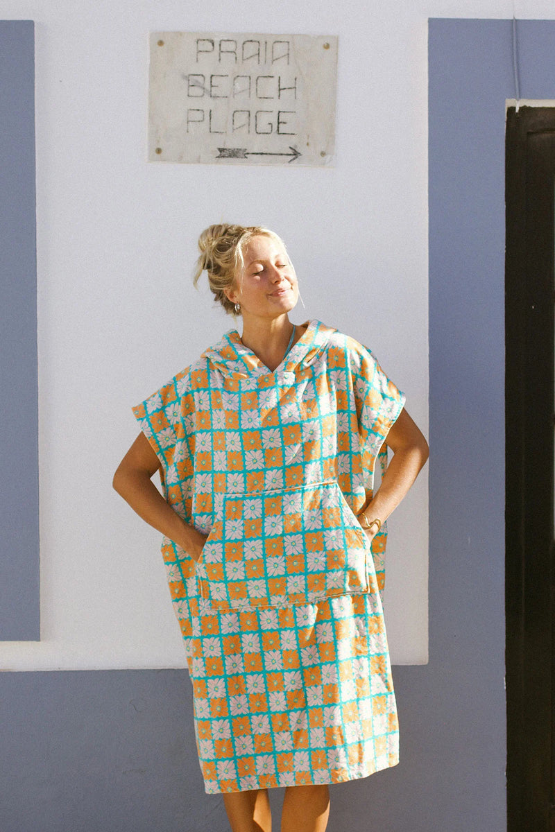 Surf Sleeveless Oversized Poncho