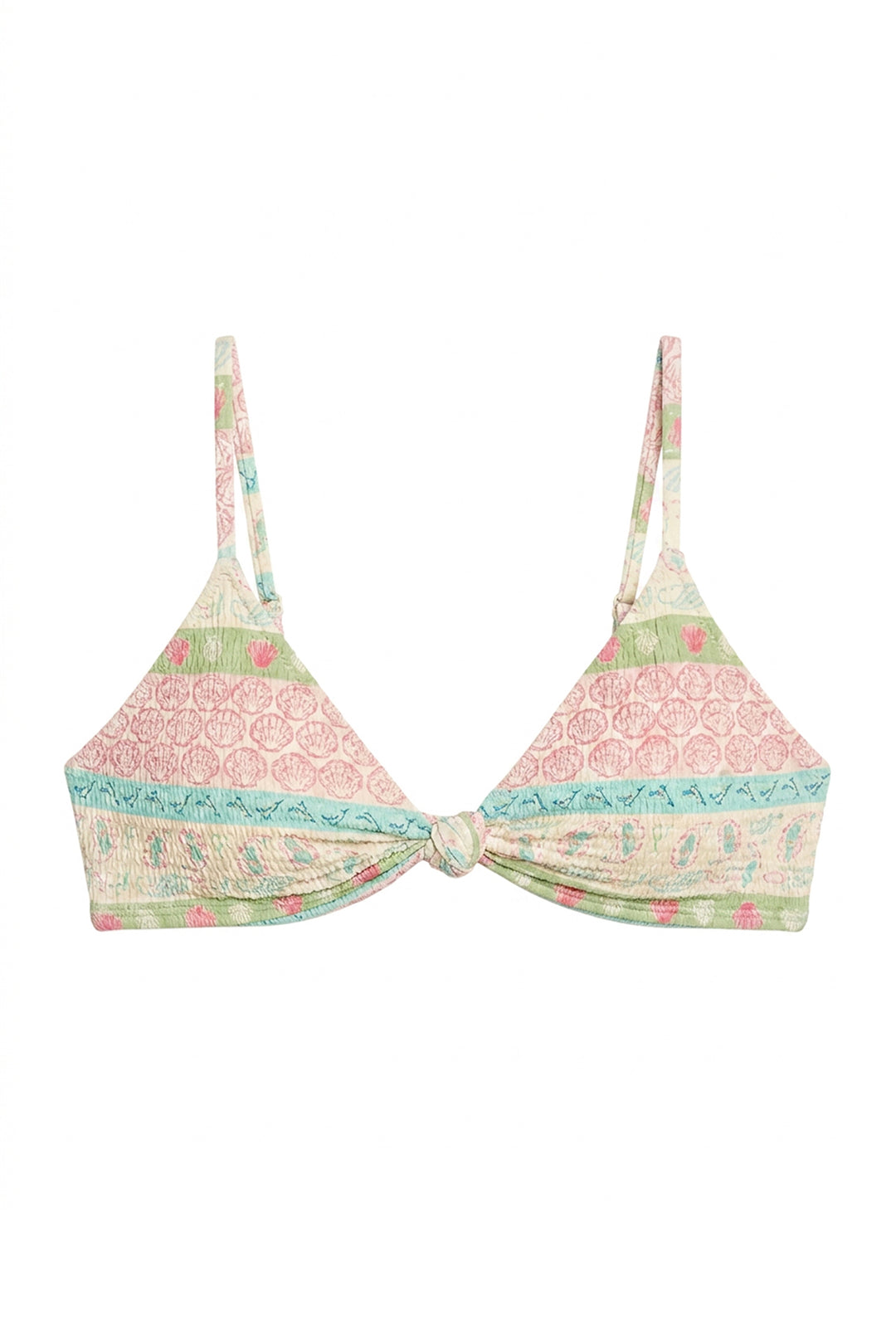 Zen Knotted Triangle Bikini Top
