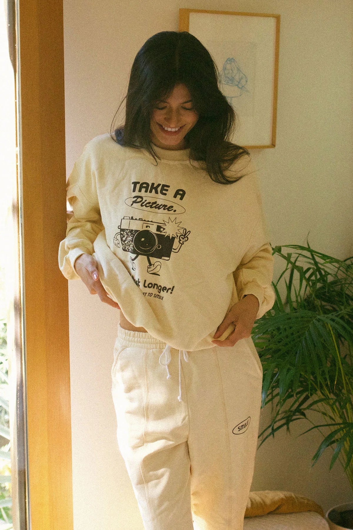 Take Picture Drawstring Sweatpants