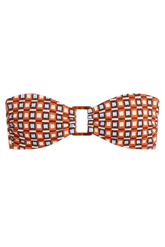 Lotus Bandeau Bikini Top