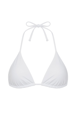 Palm Tie Back Triangle Bikini Top
