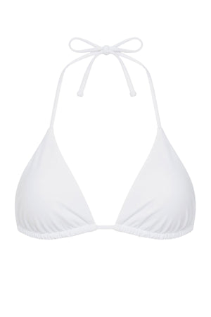 Palm Tie Back Triangle Bikini Top