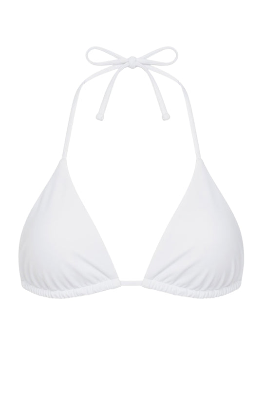 Palm Tie Back Triangle Bikini Top