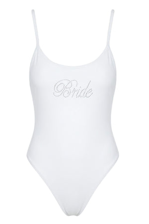 Star Scoop Neckline Bridal One Piece