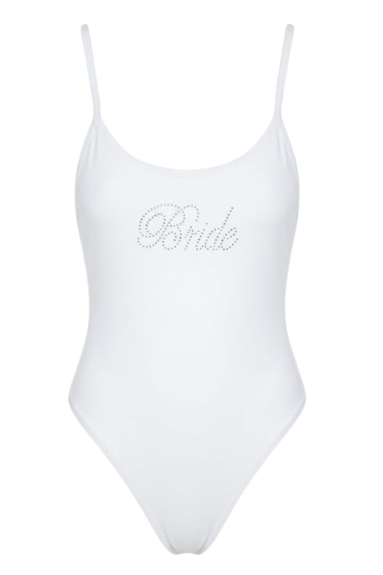 Star Scoop Neckline Bridal One Piece