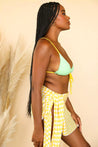 D5063JCROD-CHYL nomad sarong checked out yellow 2 dippin' daisy's