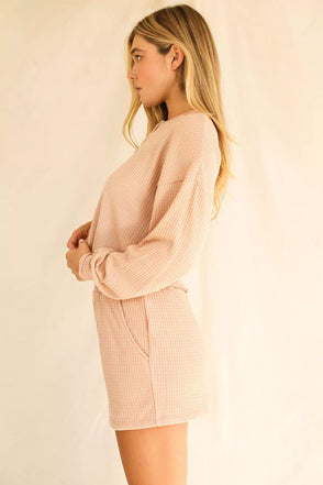 D8035JWCOD-NUDE cozy comfy short nude 2 dippin' daisy's