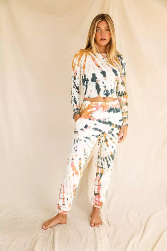 D8038JTROD-AUTD out and about pant aurora tie dye 1 dippin' daisy's