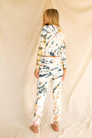 D8038JTROD-AUTD out and about pant aurora tie dye 2 dippin' daisy's