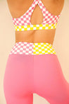 D8062JSXLD-CHPY trailblazer leggings checked out pink yellow 5 dippin' daisy's