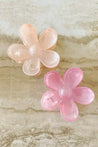 DQ-H0002-CLLP oopsy daisy hair claw clip clear light pink 4 dippin` daisy`s