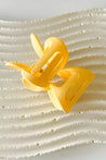 DQ-H0002-YLLW oopsy daisy hair claw clip yellow 3 dippin` daisy`s