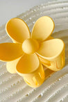 DQ-H0002-YLLW oopsy daisy hair claw clip yellow 4 dippin` daisy`s