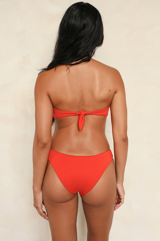 Grenadine Bandeau Nocturnal Cheeky Set