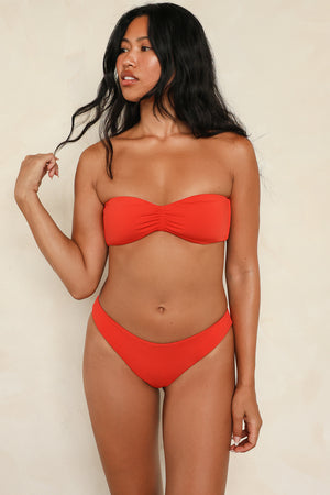 Grenadine Bandeau Nocturnal Cheeky Set