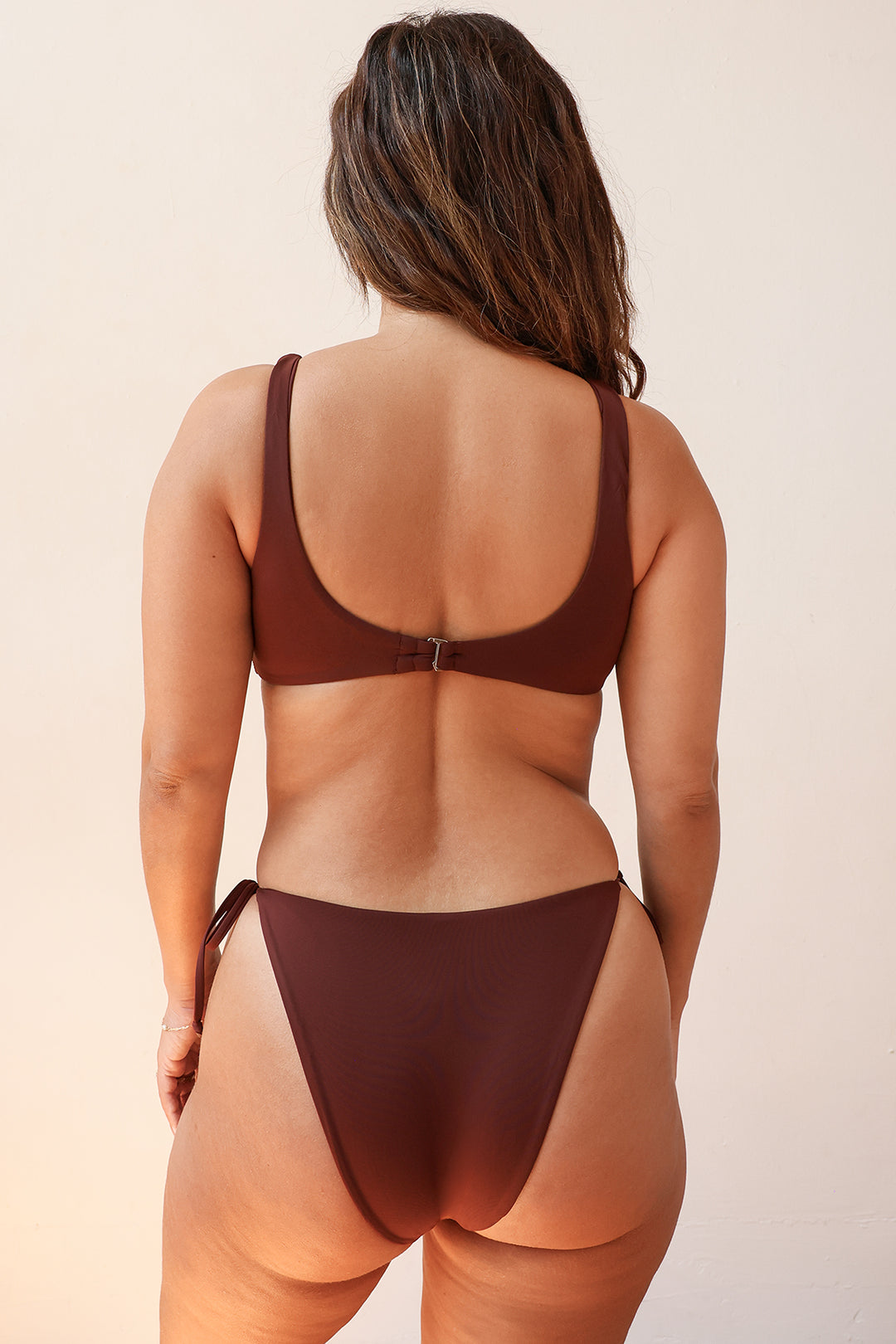 Mocha Bralette Mia Cheeky Set