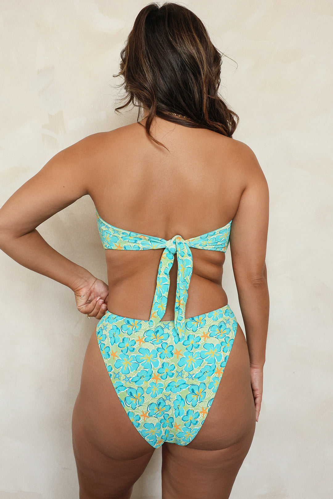 Ocean Cafe Bandeau Cheeky Set