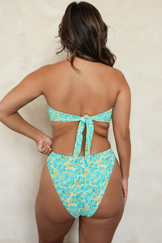 Ocean Cafe Bandeau Cheeky Set