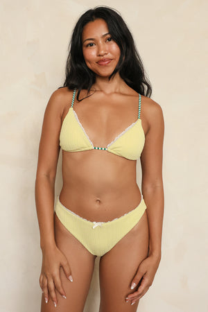 Tender Yellow Triangle Cheeky Set