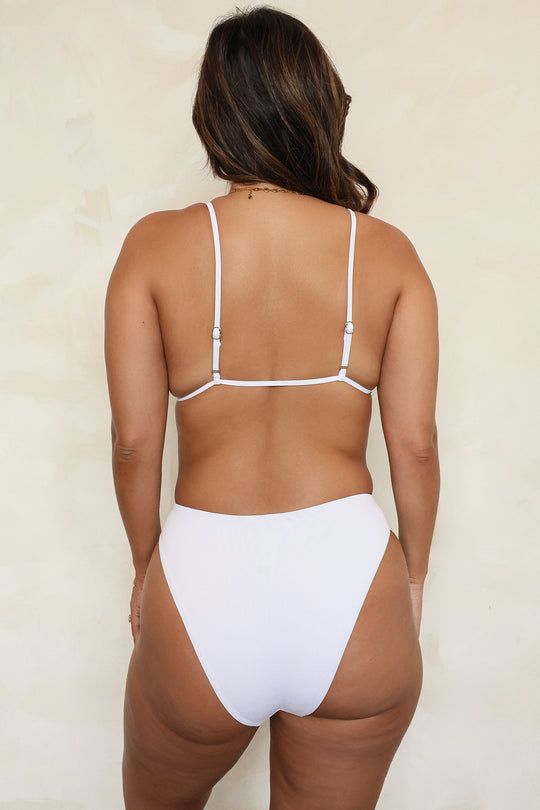 White Triangle Seashore Cheeky Set