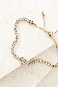 SWEETHEARTS RHINESTONE BRACELET