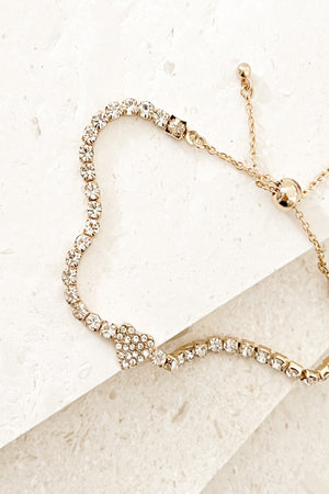 SWEETHEARTS RHINESTONE BRACELET