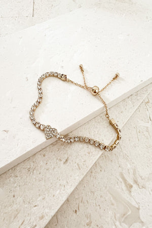 SWEETHEARTS RHINESTONE BRACELET