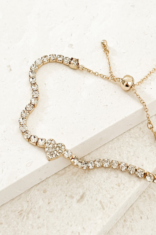 SWEETHEARTS RHINESTONE BRACELET
