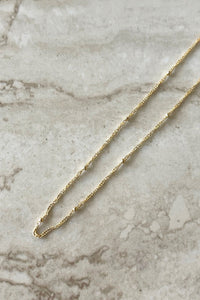 GN7243GD-GLD jingle bell necklace gold 1 dippin' daisy's