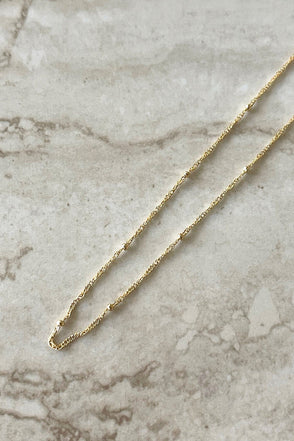 GN7243GD-GLD jingle bell necklace gold 1 dippin' daisy's