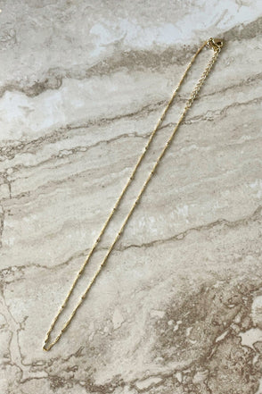 GN7243GD-GLD jingle bell necklace gold 2 dippin' daisy's