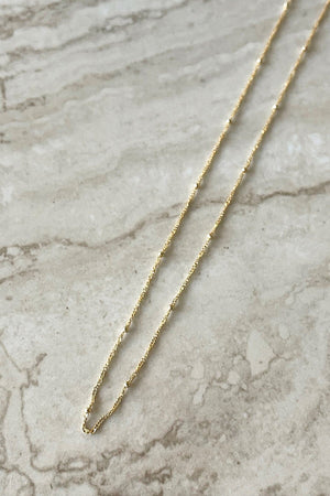 GN7243GD-GLD jingle bell necklace gold 6 dippin' daisy's
